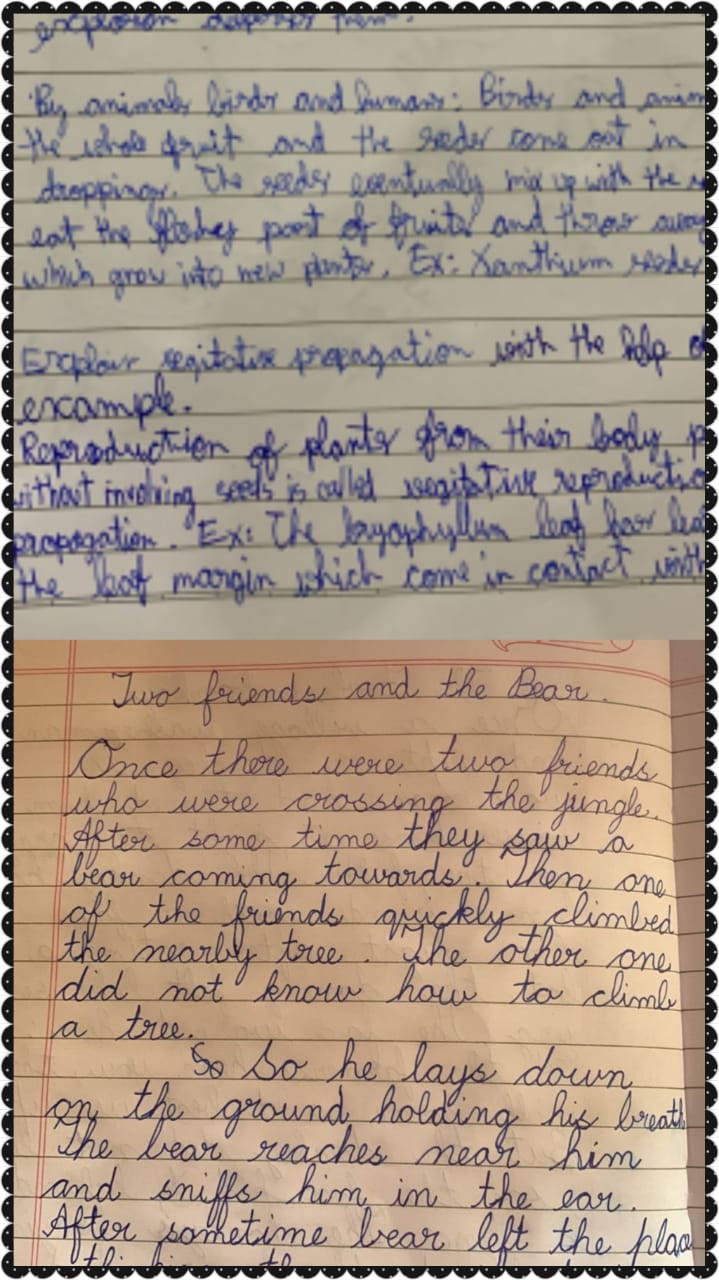 Former Student Handwriting Improvement - Fifteenth slide